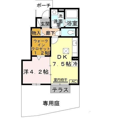 ローズコート砥堀の物件間取画像